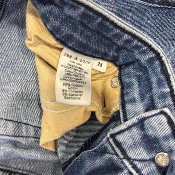 Rag and bone wide leg cute denim jeans size 25 - Picture 3 of 9